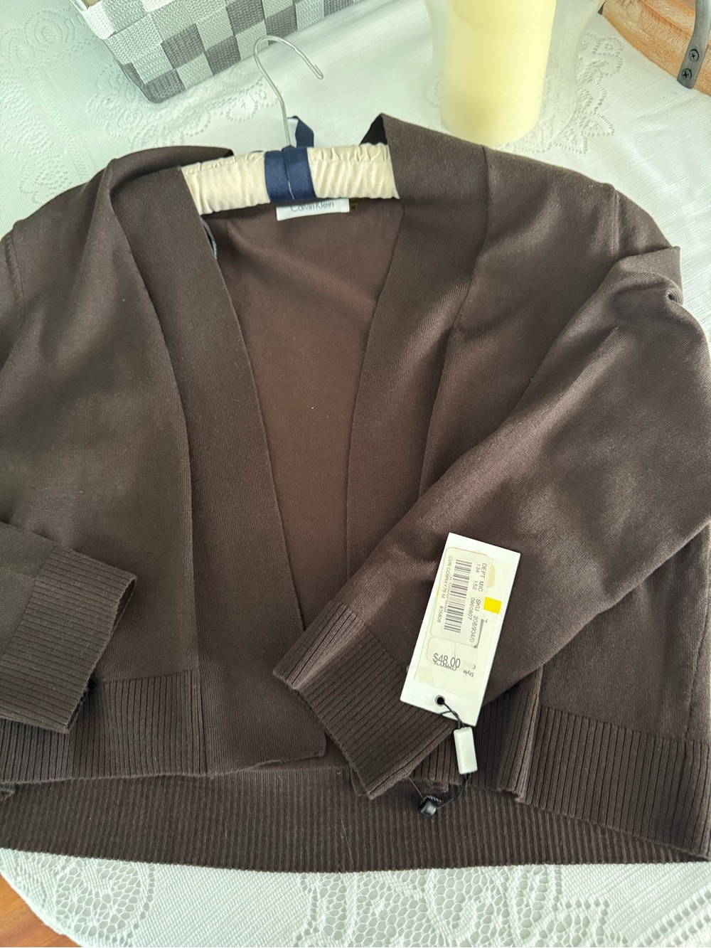 Calvin Klein sweater shrug - Picture 2 of 4